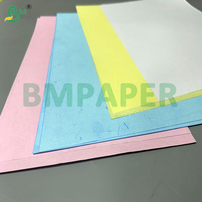 60gm 70gm 파란색 노란색 색상 31 x 43 인치의 NCR 탄소 없는 종이