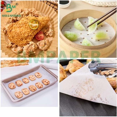 30GSM 35GSM 표백/비표백 내유성 실리콘 코팅 베이킹 페이퍼