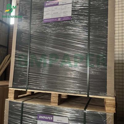 High Thickness 1.5MM 2MM Black Paper Rigid Cardboard for Photo Frame