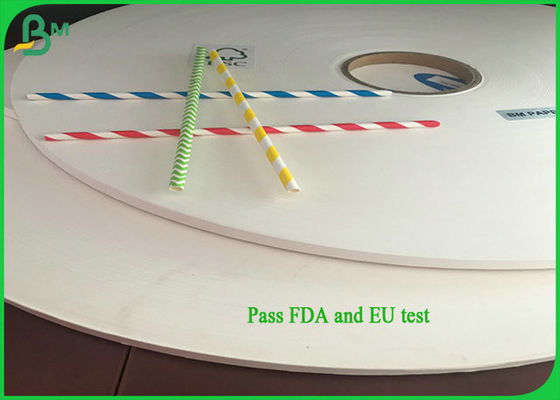 FDA 60g 80g 120g는 음식 급료 잉크를 가진 마시는 밀짚 포장지를 인쇄했습니다