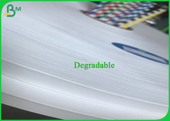 FDA 60g 80g 120g는 음식 급료 잉크를 가진 마시는 밀짚 포장지를 인쇄했습니다