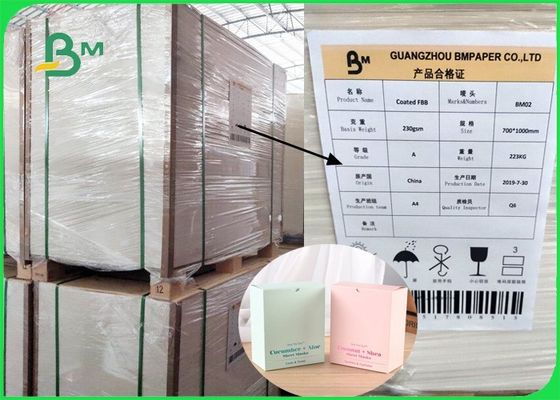 책 표지를 위한 270gr 280gr 300gr FSC 순백 95% 광택 있는 GC1 두꺼운 종이