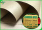SGS는 시멘트 부대를 위한 단단한 뻣뻣함 90gsm 자연적인 브라운 Kraft 강선 종이를 찬성했습니다