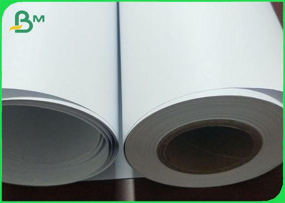 80G 높은 하얀 CAD 플로터 페이퍼 롤 610MM 914 MM FSC는 찬성했습니다