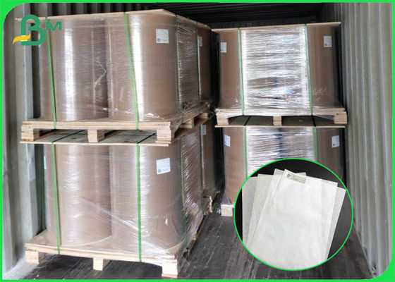 플루오레센트 - 무료 MG 흰색 Kraft 종이 FDA 승인 된 목 덩어리 식품 포장 종이