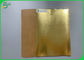 재활용된 백을 위한 방수  0.3 밀리미터 0.55 밀리미터 금빛 컬러 세척할 수 있는 크라프트 지