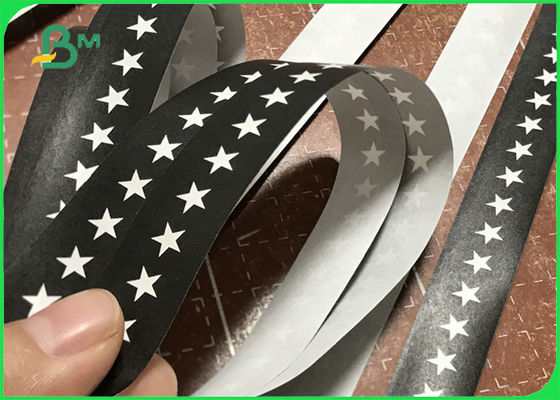 60gsm 컬러 파파에르 묶음을 만드는 미생물에 의해 분해된 120g 백색 크라프트지 종이 빨대