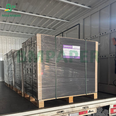 80gm 100gm 부착되지 않은 단단한 검은 종이 쇼핑 가방 31 x 43인치