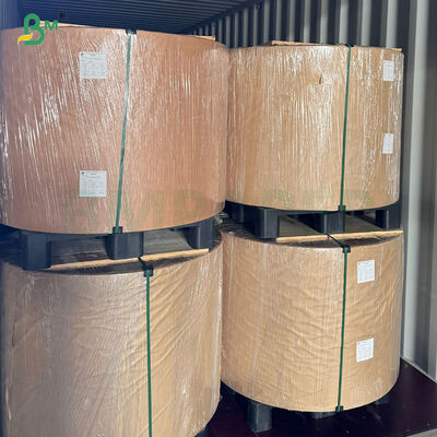 한 면 광택 70 GSM 백색 습윤 강도 맥주 라벨용 종이 롤