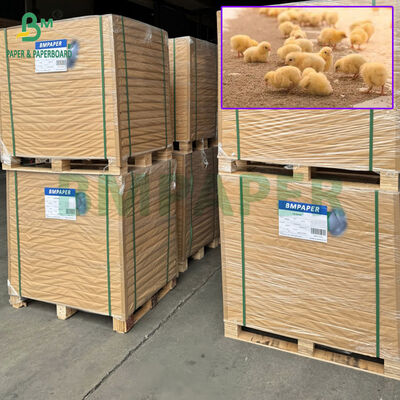 90그램 110그램 가 Brown Color Waterleaf Kraft Paper For Farm Use 75cm 90cm 롤