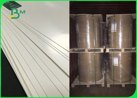 FSC 100% 컵 판 300gsm를 만들기를 위한 순수한 목재 펄프 백색 PE 광택지