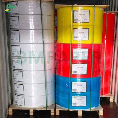 78gm CB CFB CF 노란색 흰색 분홍색 탄소 없는 복사 종이 214MM