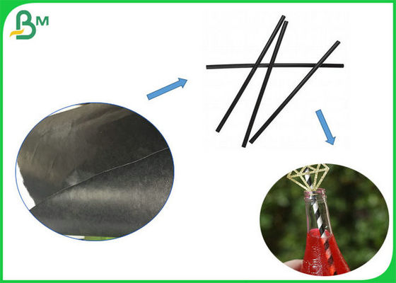 FSC를 가진 60gsm 120gsm 검정 밀짚 음식 급료 종이 목록은 생물 분해성 FDA 종이를 찬성했습니다