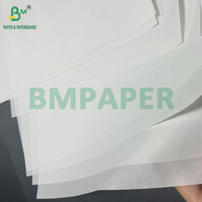 40GSM 흰색 부착되지 않은 종이 롤 840MM 신발과 섬유를 포장하기 위해