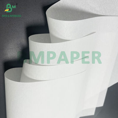 40GSM 흰색 부착되지 않은 종이 롤 840MM 신발과 섬유를 포장하기 위해