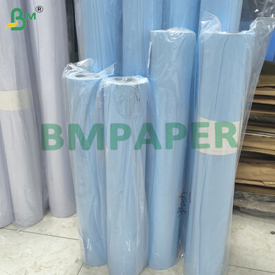 건축용 밝은 파란색 양면 용지 롤 80gsm