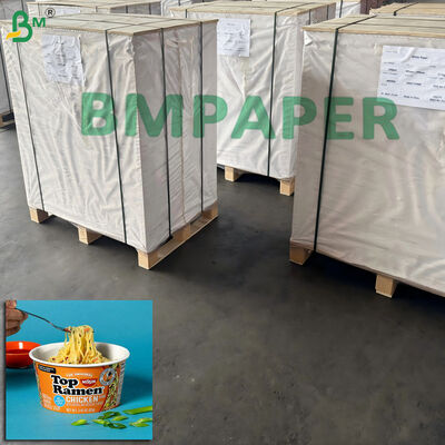 210-280gsm 두 배 PE 코팅 수프 그릇 종이 누수 방지 기름이 안 배는 두꺼운 종이