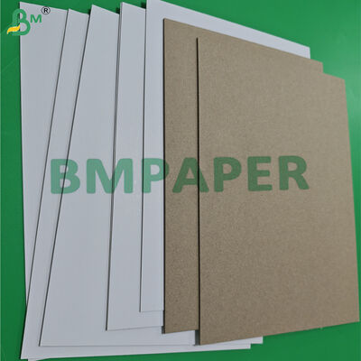 1mm 2mm 코팅 된 흰색 선형 칩보드 회색 뒷면 고직성 79 x 109cm