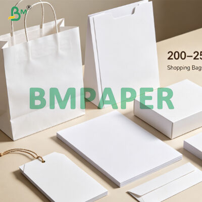 150gsm 200gsm Virgin Wood Pulp White Kraft Paper For Shopping Bag Book Cover