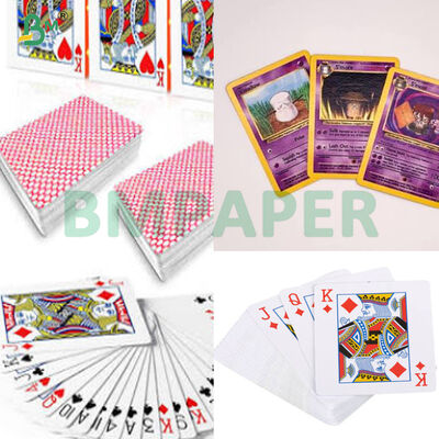 320gsm 블랙 코어 버진 목재 펄프 TCG 트럼프패 종이