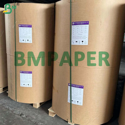 행택용 250gsm 300gsm 백색 크라프트지 점보롤, 거친 표면