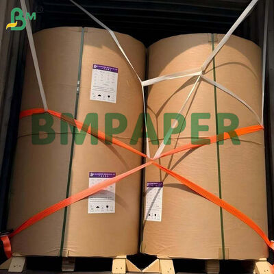 행택용 250gsm 300gsm 백색 크라프트지 점보롤, 거친 표면