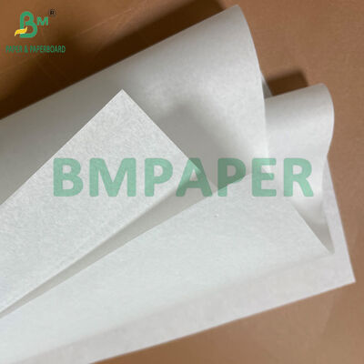 햄버거 및 샌드위치 포장용 40GSM 백색 식품 등급 지방 방지 종이 롤