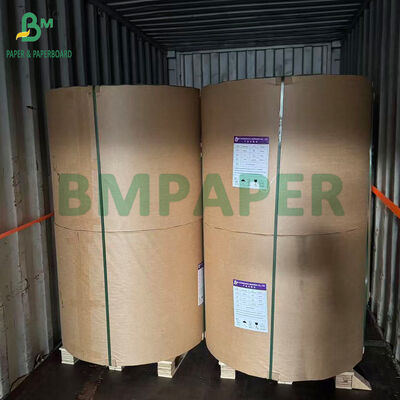 Food Grade 35g 40g 45g Machine Glazed Bleached Kraft Paper In Reels