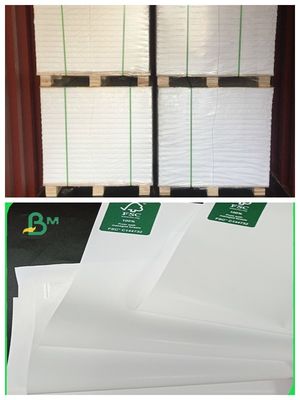 500mm 400mm 115g 상자에게 처녀 펄프를 재상할 수 있는 하기를 위한 광택 있는 아트지 목록