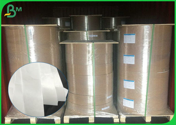 FSC를 가진 최고 광택 있는 40gsm 60gsm+10g PE 광택지는 포장을 위해 찬성했습니다