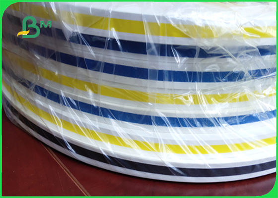 28g & 60g & 120g 파란 밀짚 종이 Rolls 가동 가능한 FSC & FDA는 인쇄를 벗깁니다