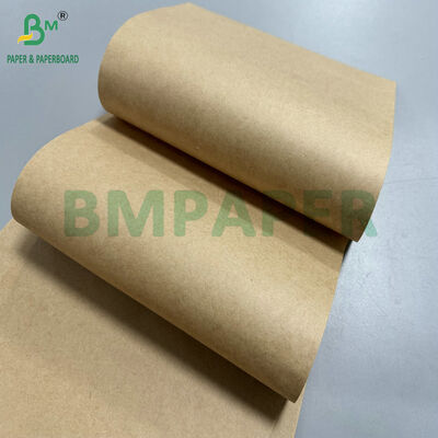 중량 70gsm / 80gsm Kraft Paper Rolls 산업 및 소매용 가방용 천연 갈색 종이