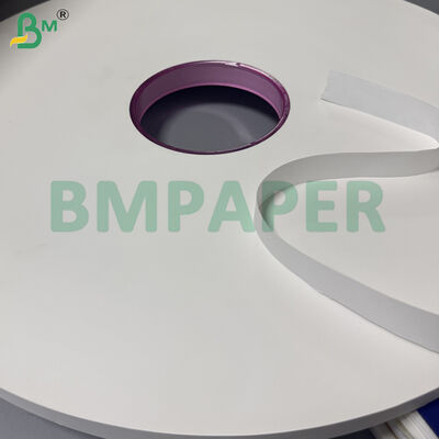 24mm 27mm 백색 담배 종이 롤 25gsm 식품 등급 줄무늬 포장 종이