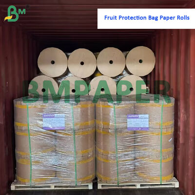 과일 보호 부대를 위한 56gsm 빨간 종이 Rolls 34gsm 검정 종이 Rolls 200mm - 400mm
